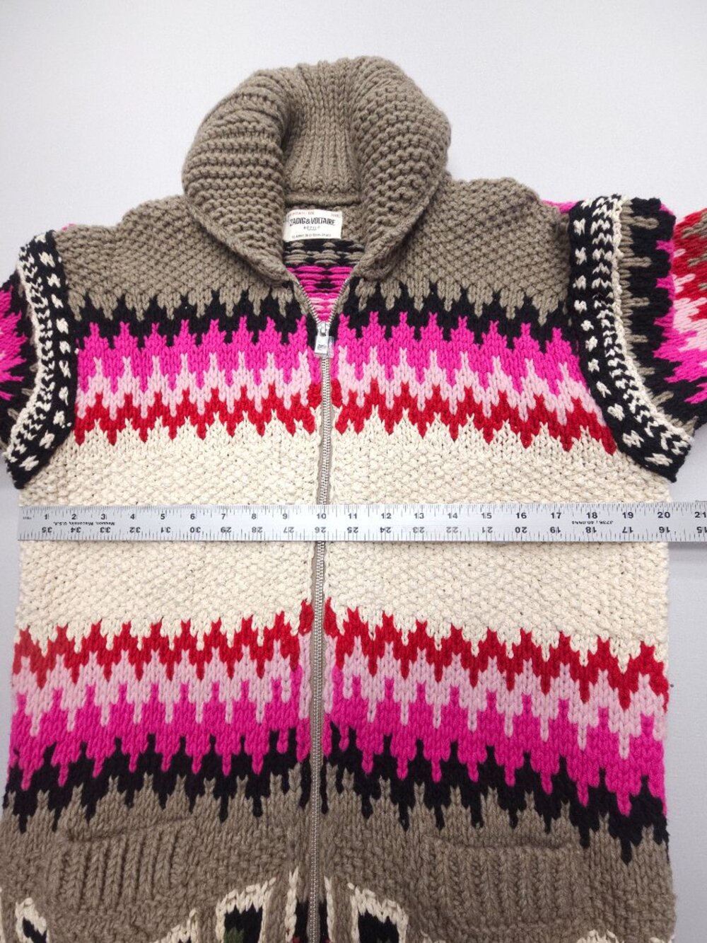 Zadig & Voltaire Zelly Tiger Cardigan M / L - Picture 9 of 10